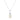 Pearl and Cubic Zirconia Drop Necklace