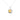 Yellow Topaz Cubic Zirconia Silver Square Halo Pendant Necklace