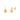 14ct Gold Plated Rain Drop Earrings, 925 Sterling Silver