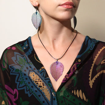 Real Leaf Jewellery Sets