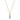Scarlett Cubic Zirconia Drop Necklace in 18ct Gold Plated Sterling Silver