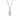 Scarlett Cubic Zirconia Drop Necklace in 18ct Gold Plated Sterling Silver