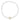 Urban Pizazz Handmade Jewellery - Enamel and Gold Plated Paperclip Chain Necklace with Sailors Clasp