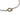 Urban Pizazz Handmade Jewellery - Enamel and Gold Plated Paperclip Chain Necklace with Sailors Clasp