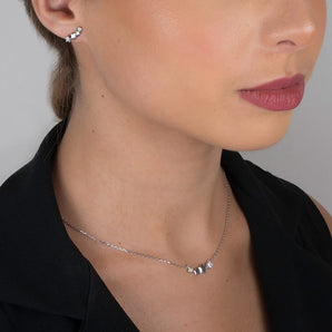 Shooting Star Cubic Zirconia Detail Earrings