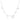 Personalised Spaced Letter Necklace in Silver or Gold Plated