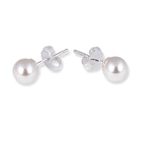 Synthetic Pearl Stud Earrings
