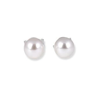 Synthetic Pearl Stud Earrings