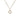 Three Tone 9ct Gold CZ Circle Pendant Necklace