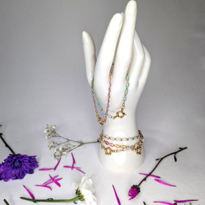 Demi Twisted Paperclip Bracelet